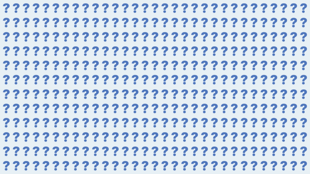 Muster Fragezeichen
