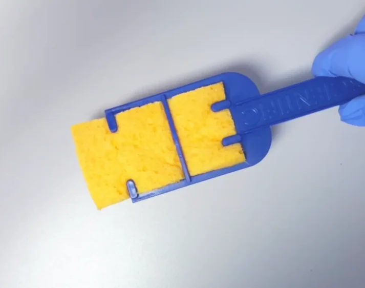 A sampling sponge from Weber Scientific to be used for analysis. Part of IEH family.